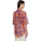 Collina Strada Purple and Orange Sunny Short Sleeve Shirt