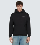 Balenciaga - Printed oversized cotton hoodie