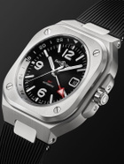 Bell & Ross - GMT Automatic 41mm Stainless Steel and Rubber Watch, Ref. No. BR05G-BL-ST/SRB