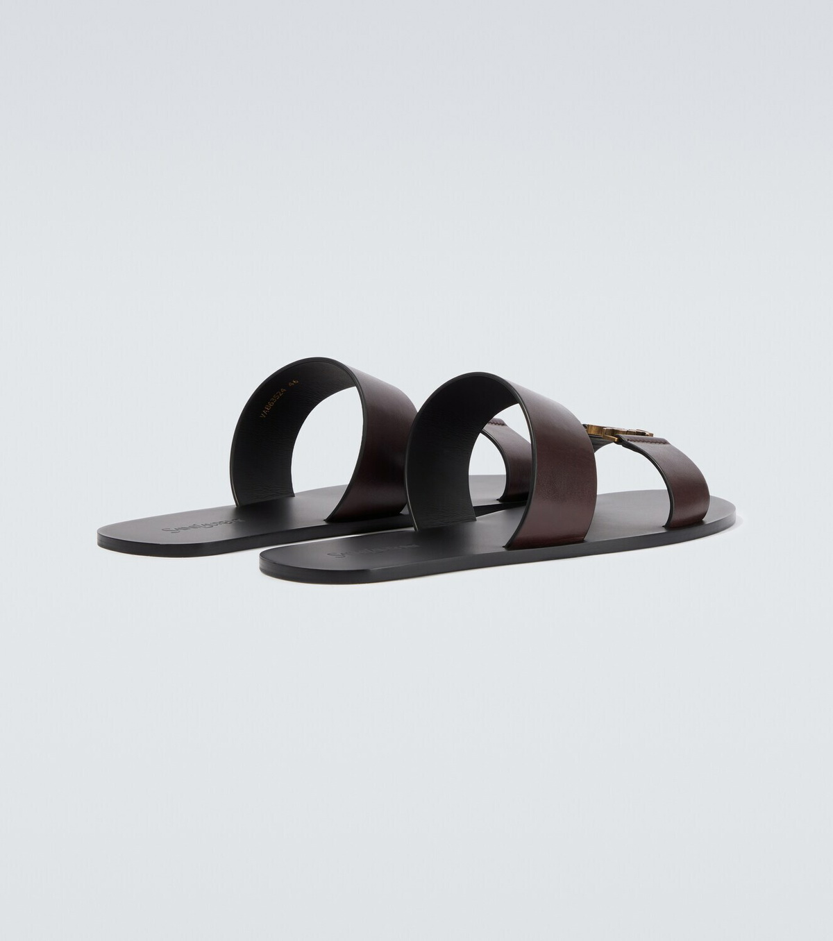 Saint Laurent Babylone leather sandals