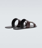Saint Laurent Babylone leather sandals