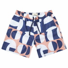 Folk Men's Damien Poulain Swim Shorts in Moon Print Dp