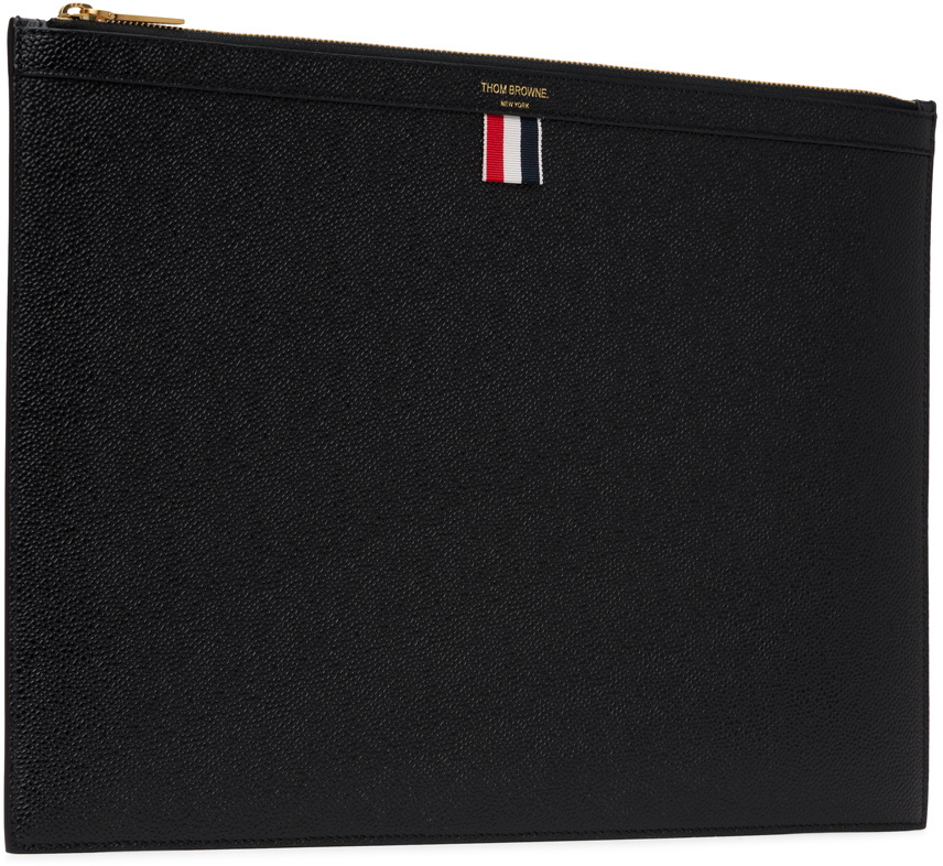 Thom Browne Black Medium Document Holder