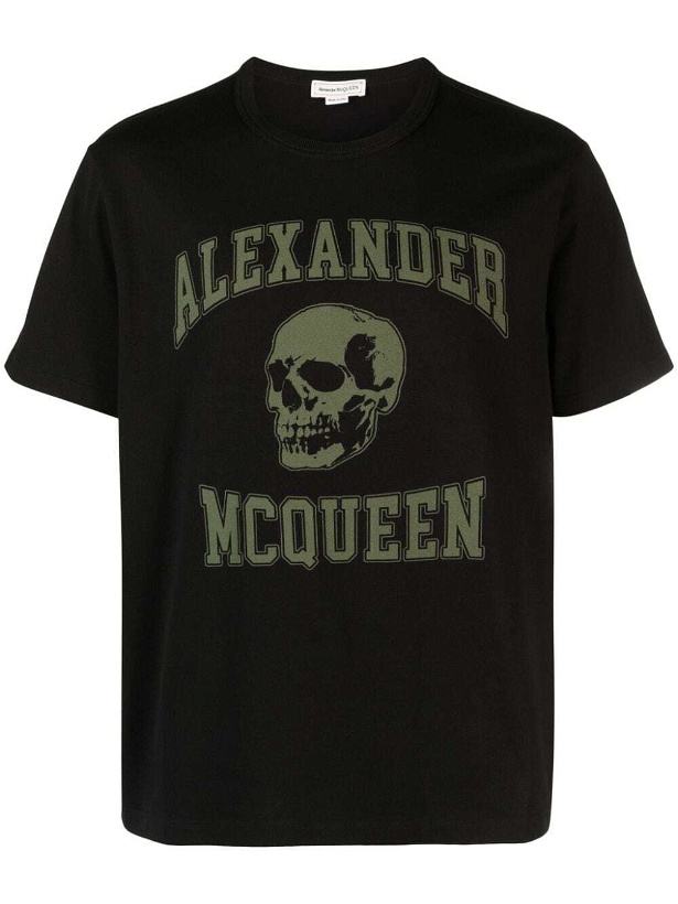 Photo: ALEXANDER MCQUEEN - Logo Organic Cotton T-shirt