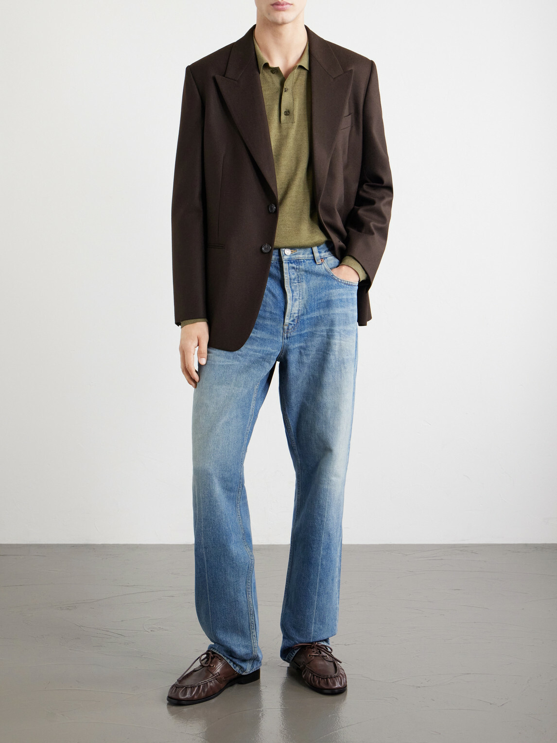 SAINT LAURENT - Straight-Leg Jeans - Blue