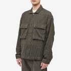 Satta Men's Box Overshirt in Graphite/Olive