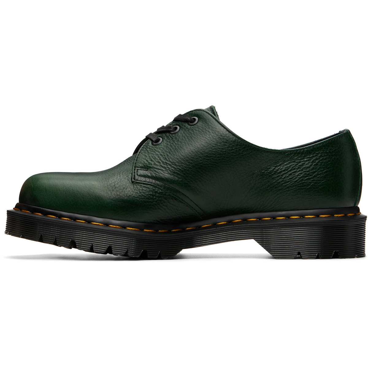 Dr. Martens Green 1461 'Made In England' Buckingham Leather Derbys