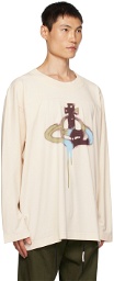 Vivienne Westwood Beige Fresh Long Sleeve T-Shirt