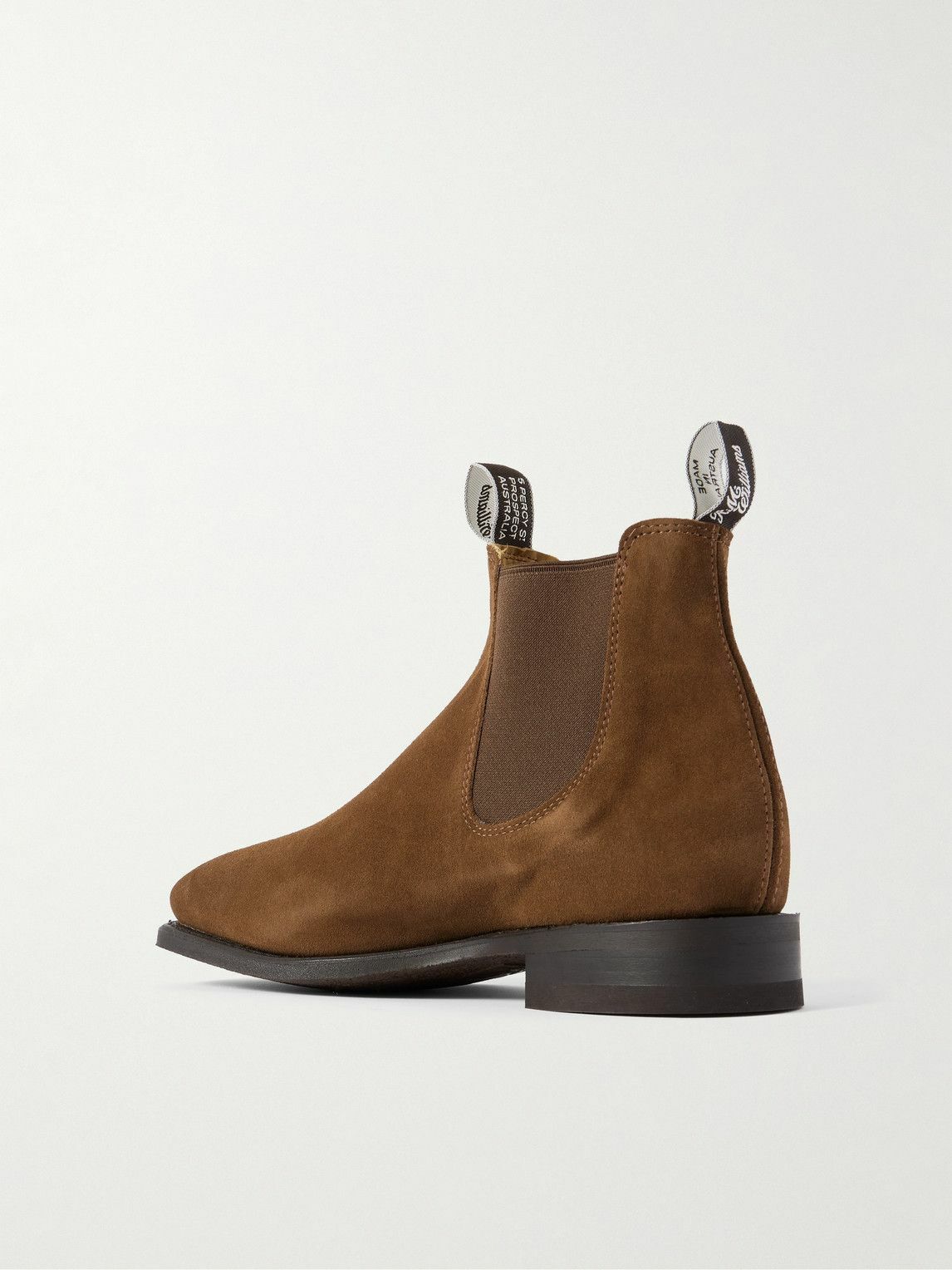 R.M.Williams - Comfort Craftsman Suede Chelsea Boots - Brown