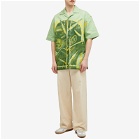 JW Anderson Men's POL Print Vacation Shirt in Green