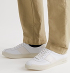 TOM FORD - Bannister Panelled Faux Leather Sneakers - White