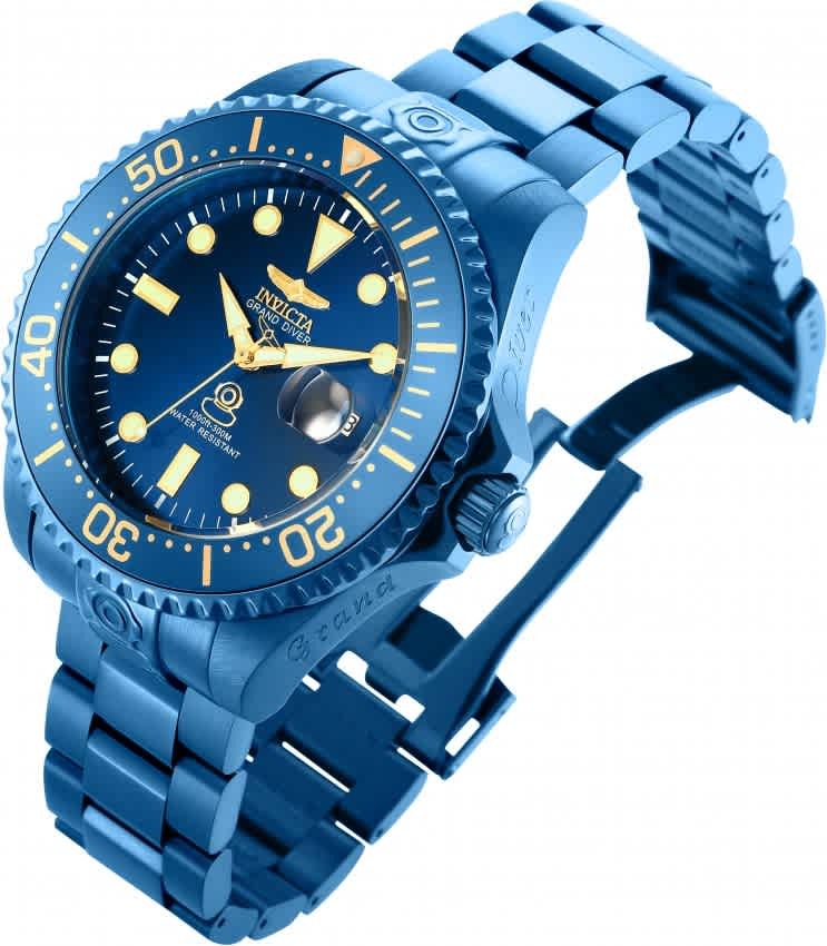 Invicta Pro Diver Date Automatic Blue Dial Mens Watch 27751
