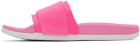 adidas by Stella McCartney Pink Velcro Slides