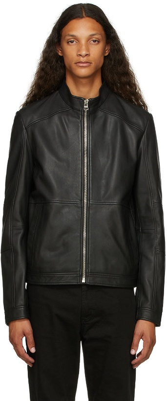 Photo: Hugo Black Leather Lokis Jacket