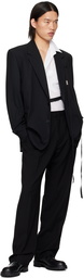 Ann Demeulemeester Black Ignaas Blazer