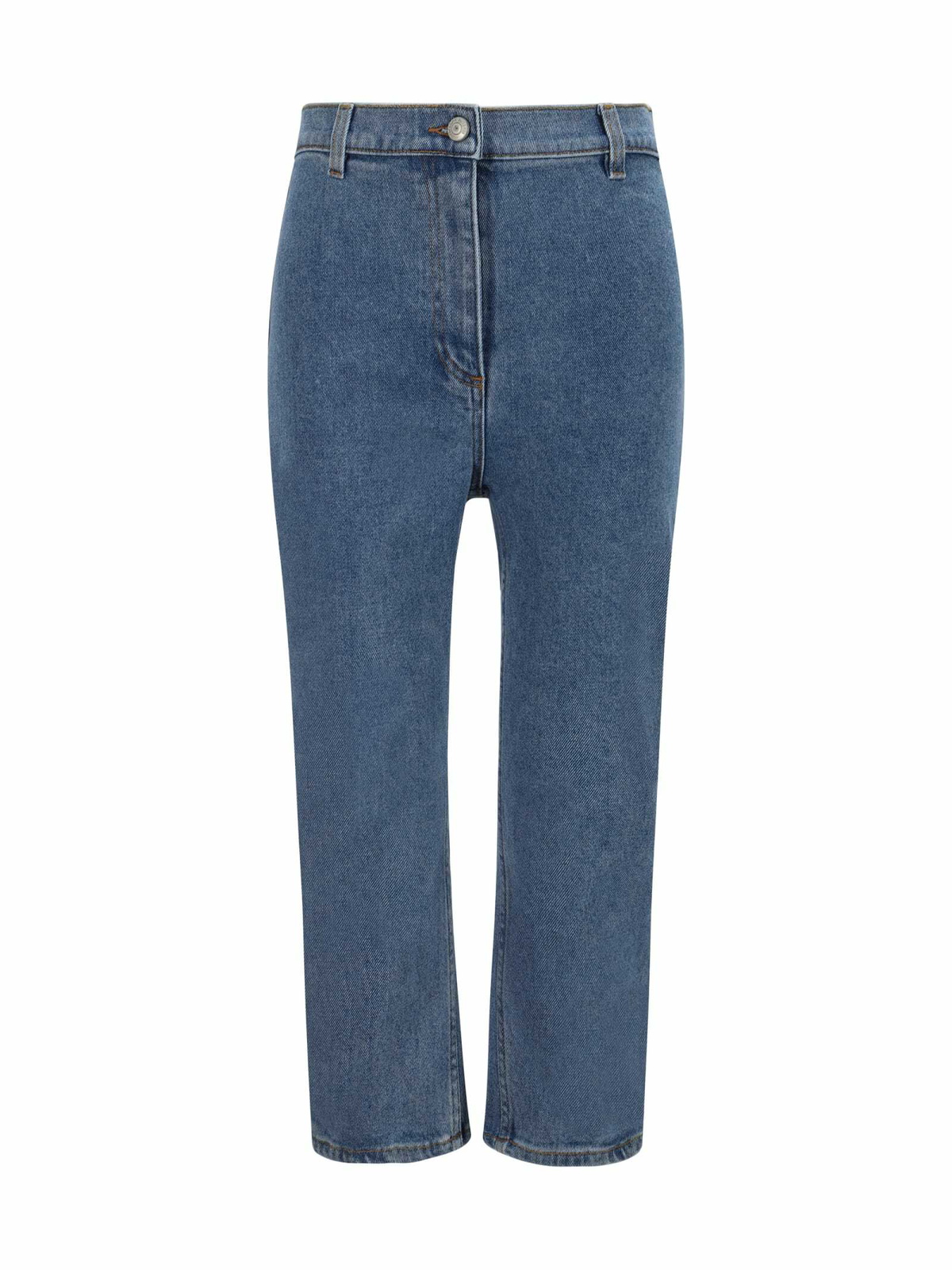 MAGDA BUTRYM Cotton Denim Tube Dress Magda Butrym