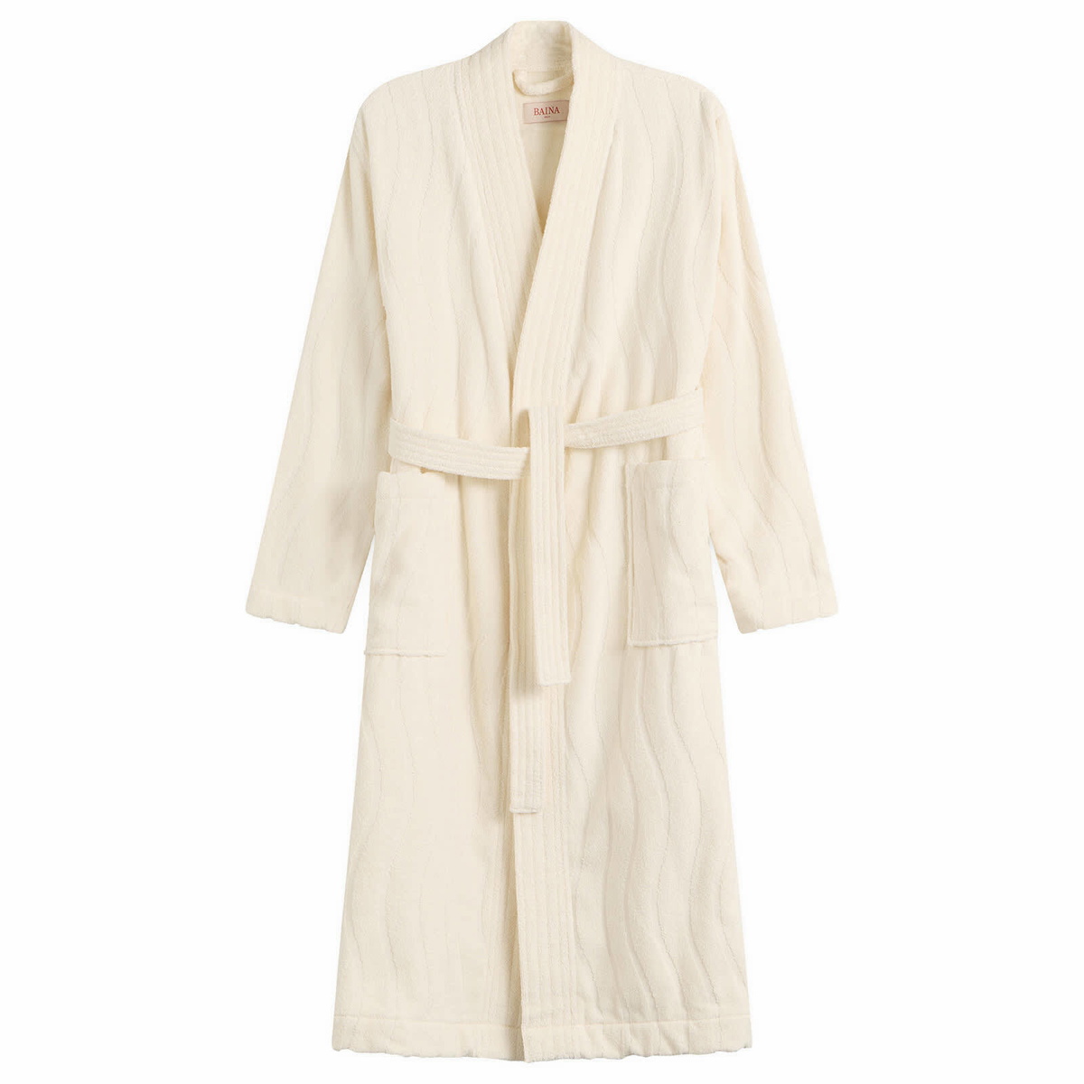 Baina Sulis Bath Robe in Ivory