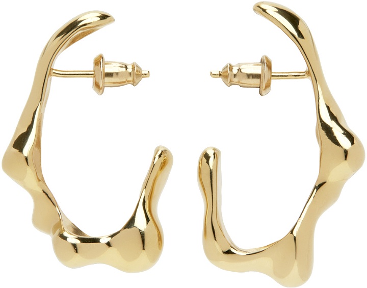 Photo: FARIS Gold Seep Hook Earrings