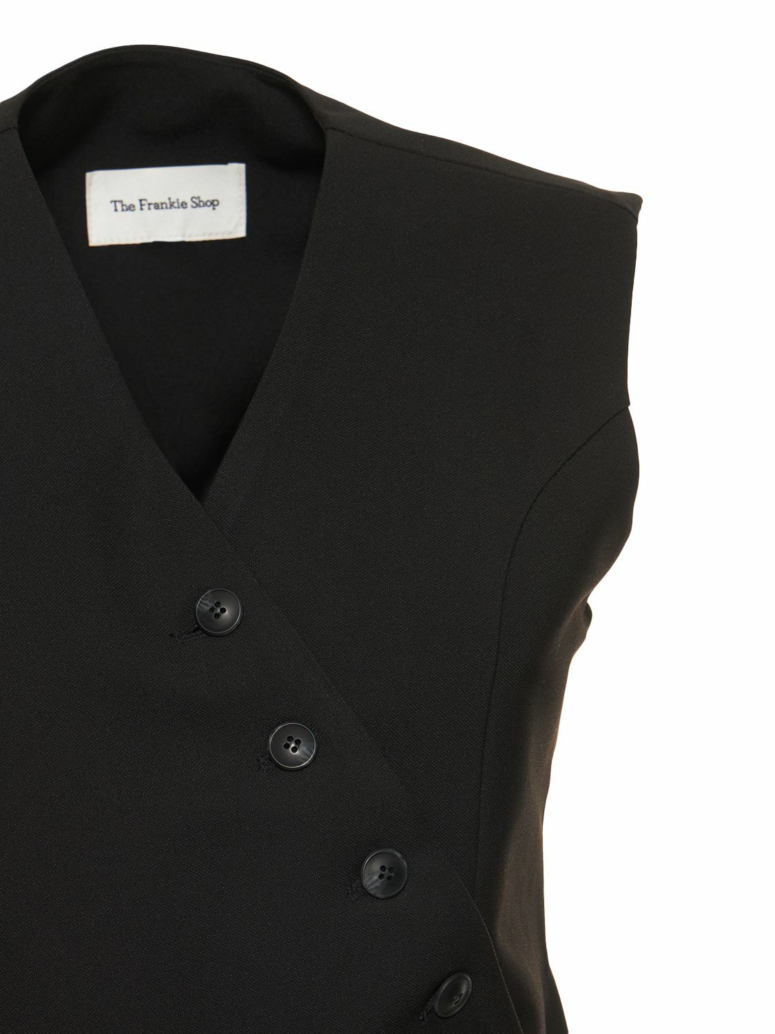 【関税込み】The Frankie Shop ブラック Maesa Cross ベスト THE FRANKIE SHOP - Maesa Cross Vest The Frankie Shop