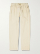 Hartford - Joggy Straight-Leg Linen Drawstring Trousers - Yellow