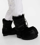 Balenciaga Alaska faux fur snow boots