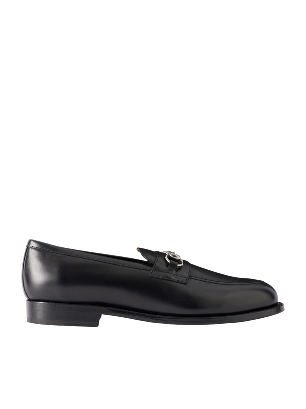 Photo: MORJAS - The Horsebit Leather Loafers - Black