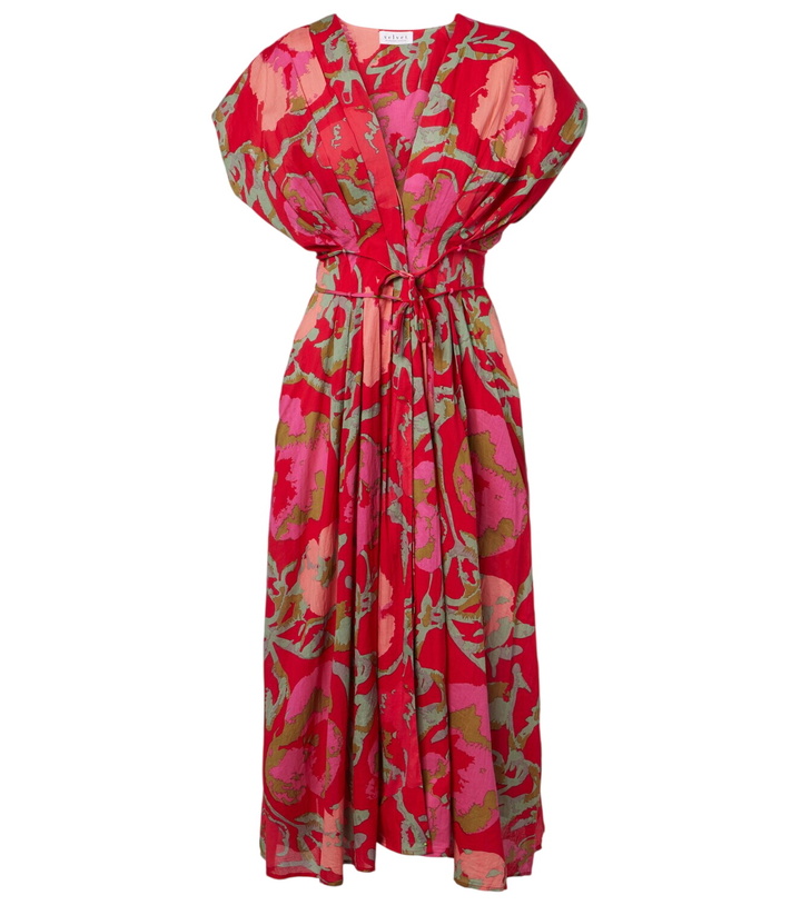 Photo: Velvet Leilani printed cotton midi dress