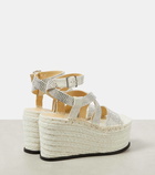 Loewe Paula's Ibiza leather espadrille wedges