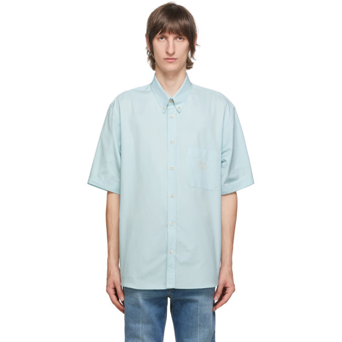 Photo: Gucci Blue GG Short Sleeve Shirt