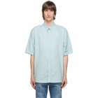 Gucci Blue GG Short Sleeve Shirt