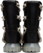 Rick Owens Black Lunar Tractor Boots