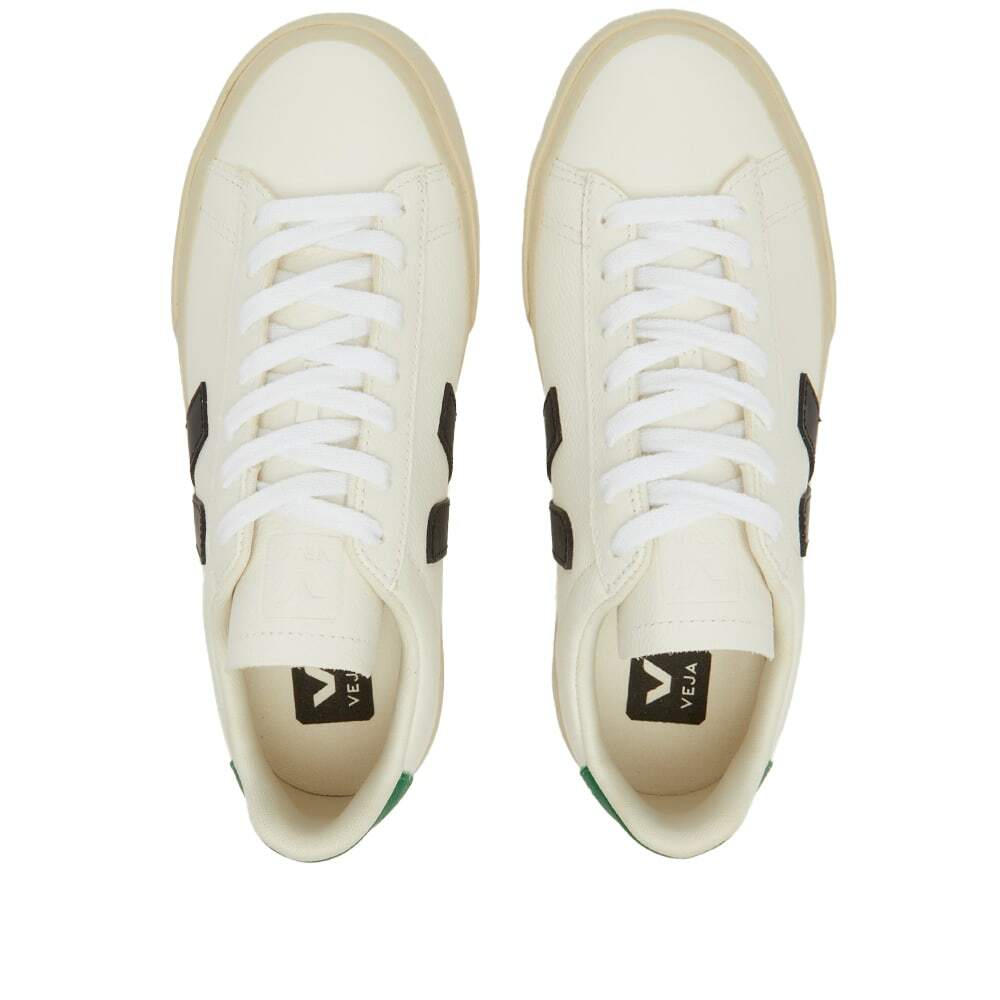 VEJA★CAMPO★WHITE BLACK EMERAUDE★兼用 Veja - Campo Chromefree Leather Extra White-Black & Emeraude