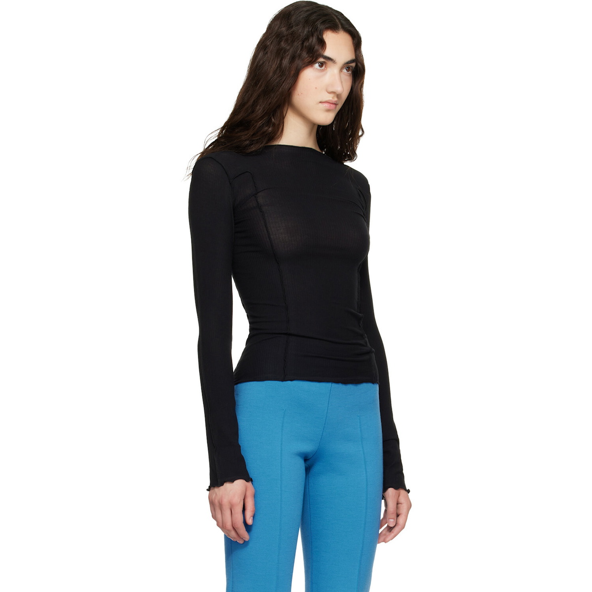 Baserange Black Omato Long Sleeve T-shirt