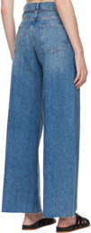 Frame Blue Baggy Jeans