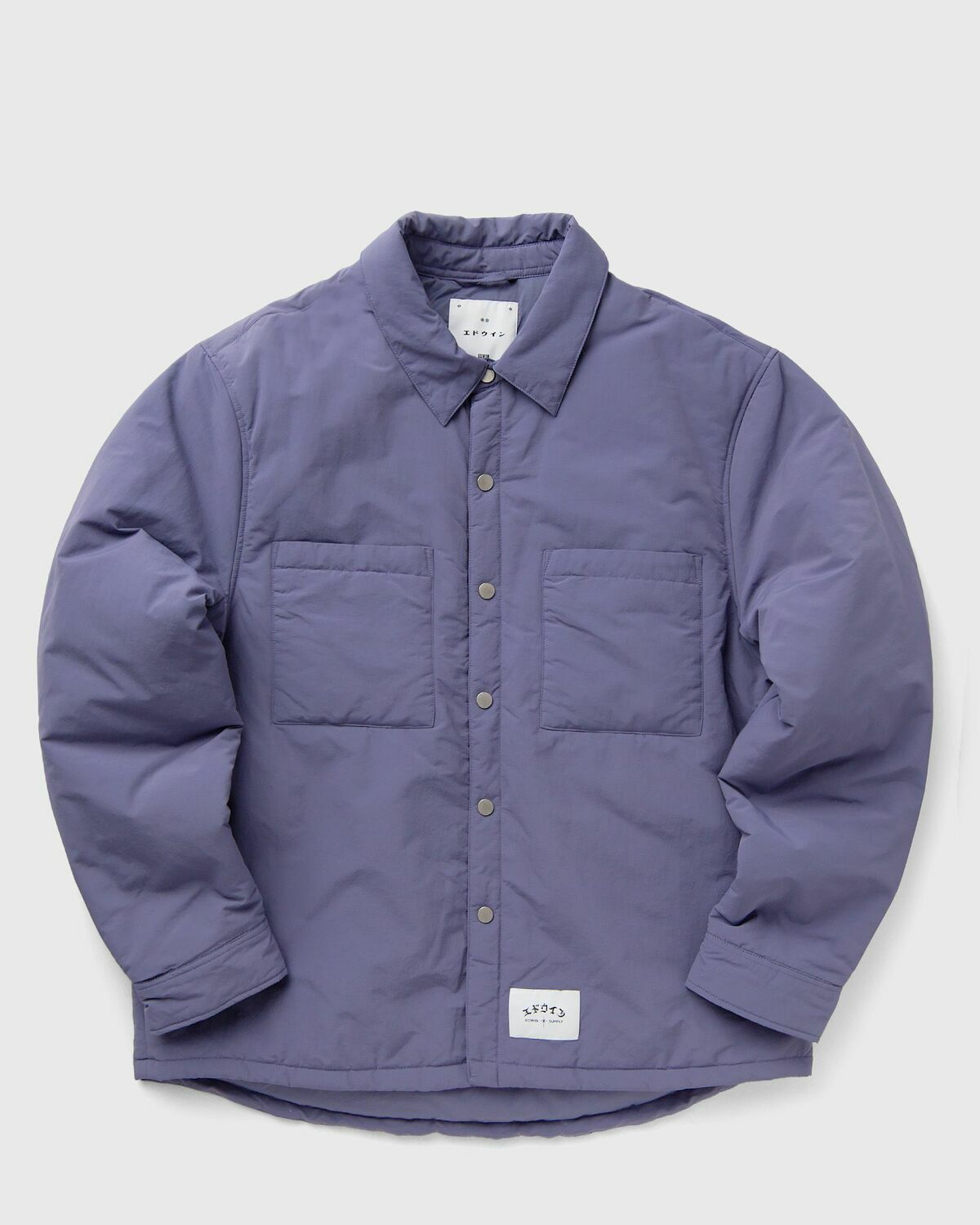 Edwin Sphere Padded Overshirt Ls Purple Overshirts/Windbreaker