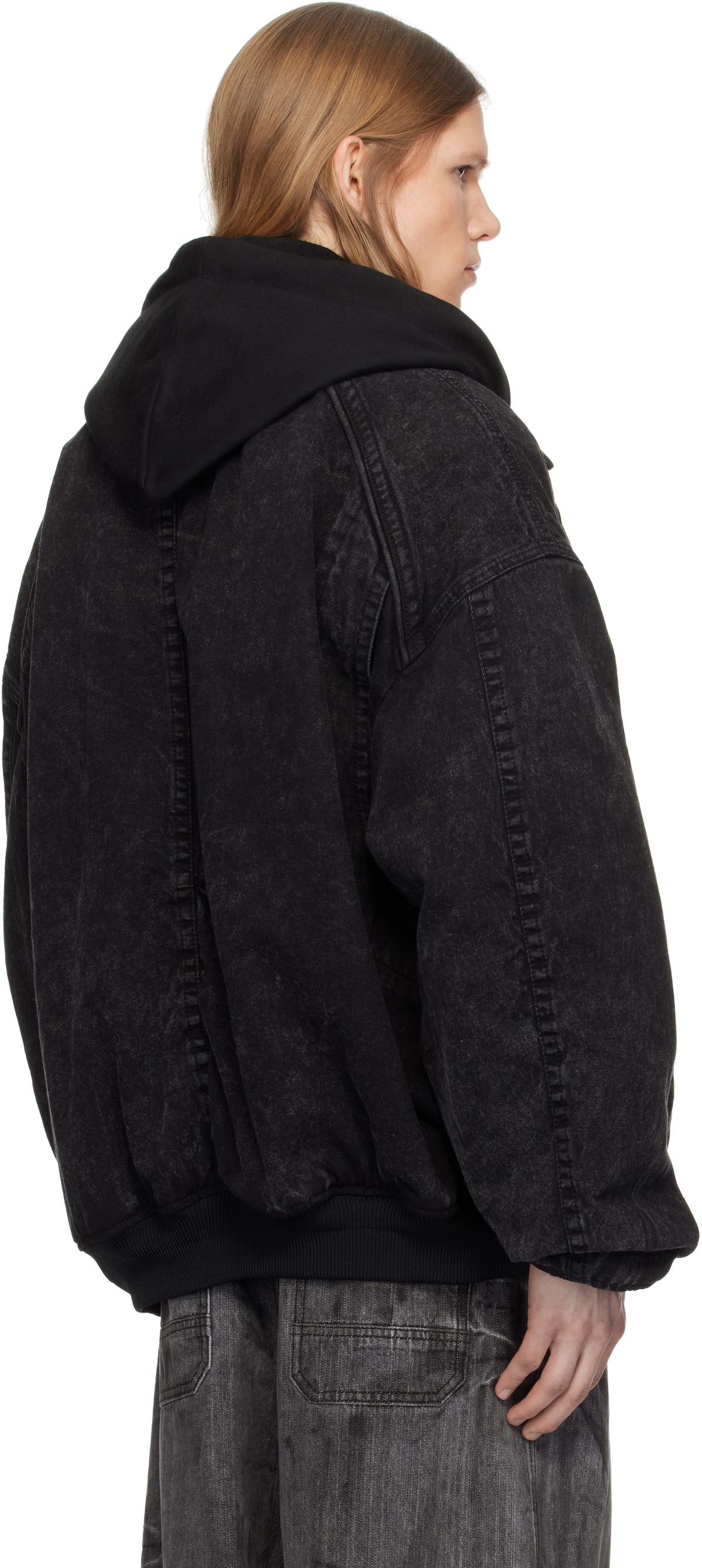 Juun.J Black Work Denim Jacket