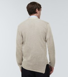 Comme des Garçons Homme Deux Asymmetrical linen cardigan