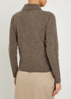 Maison Margiela Wool Polo Jumper Light Brown