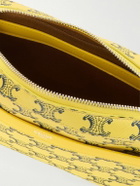 CELINE - Small Triomphe Printed Leather-Trimmed Canvas Messenger Bag