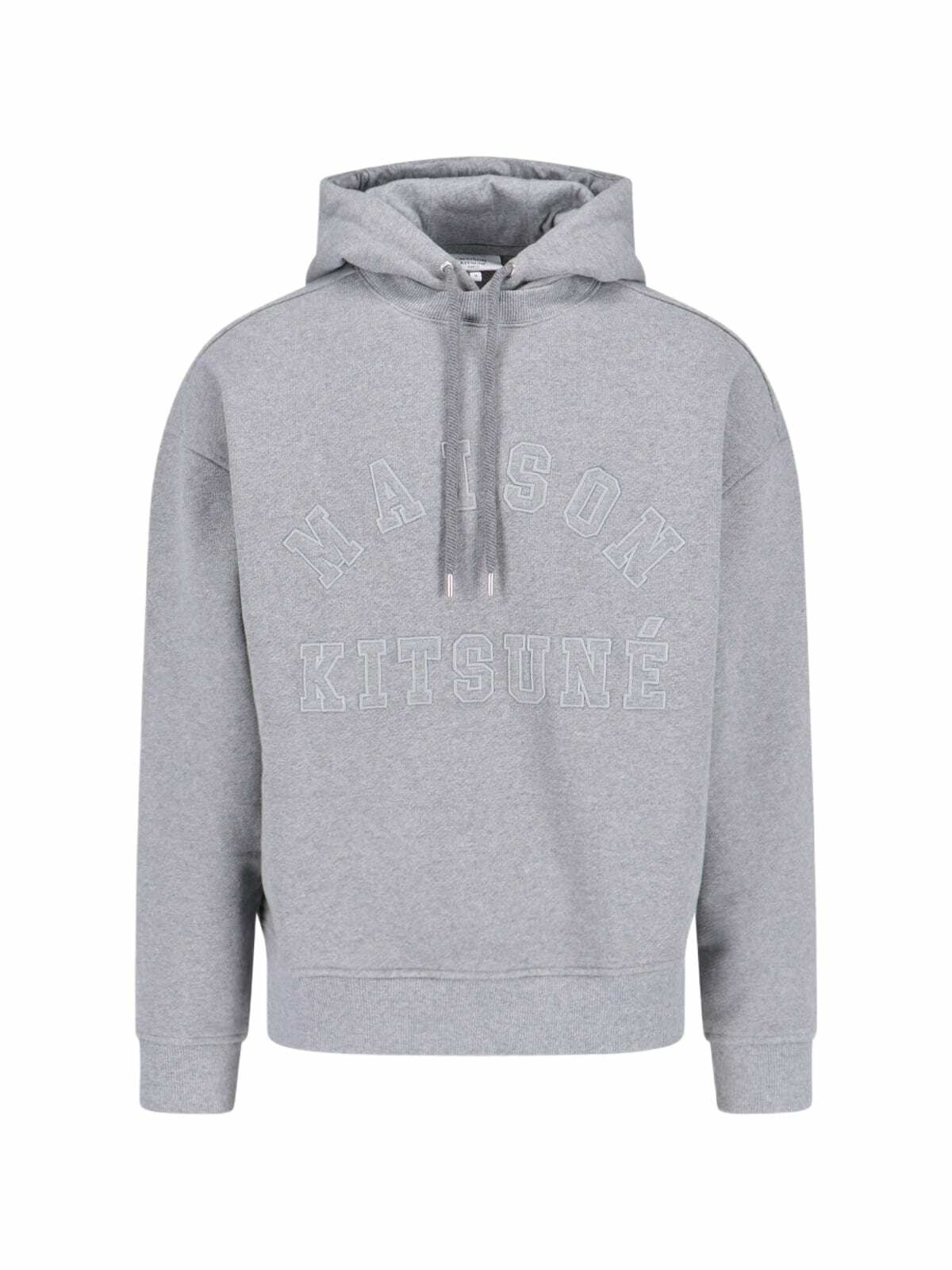 Maison Kitsuné Ivory Cotton Blend Sweater Maison Kitsune