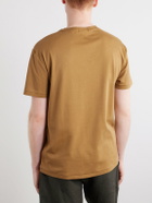 Polo Ralph Lauren - Logo-Embroidered Cotton-Jersey T-Shirt - Brown