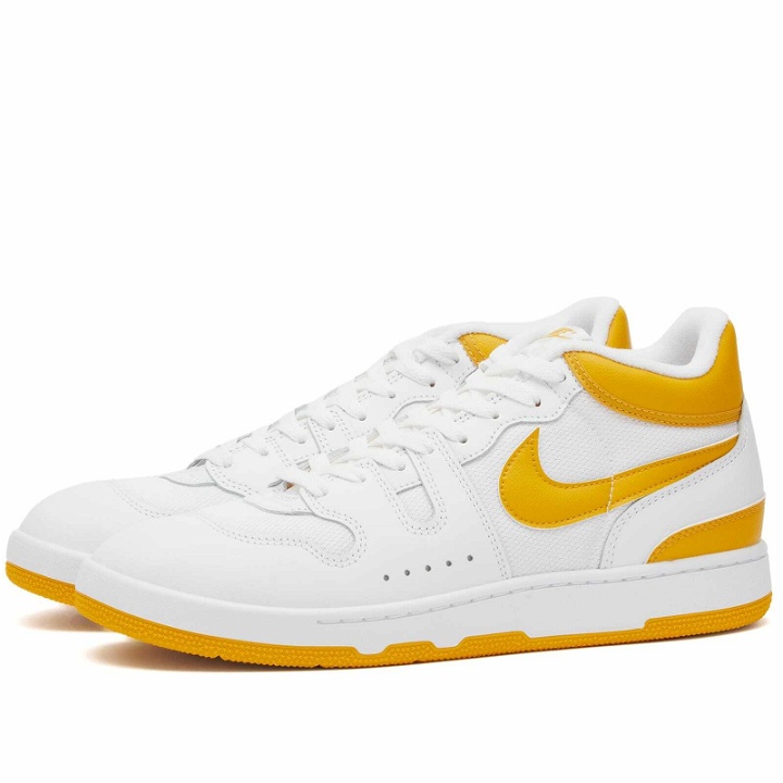 Photo: Nike Attack Qs SP Sneakers in White/Lemon