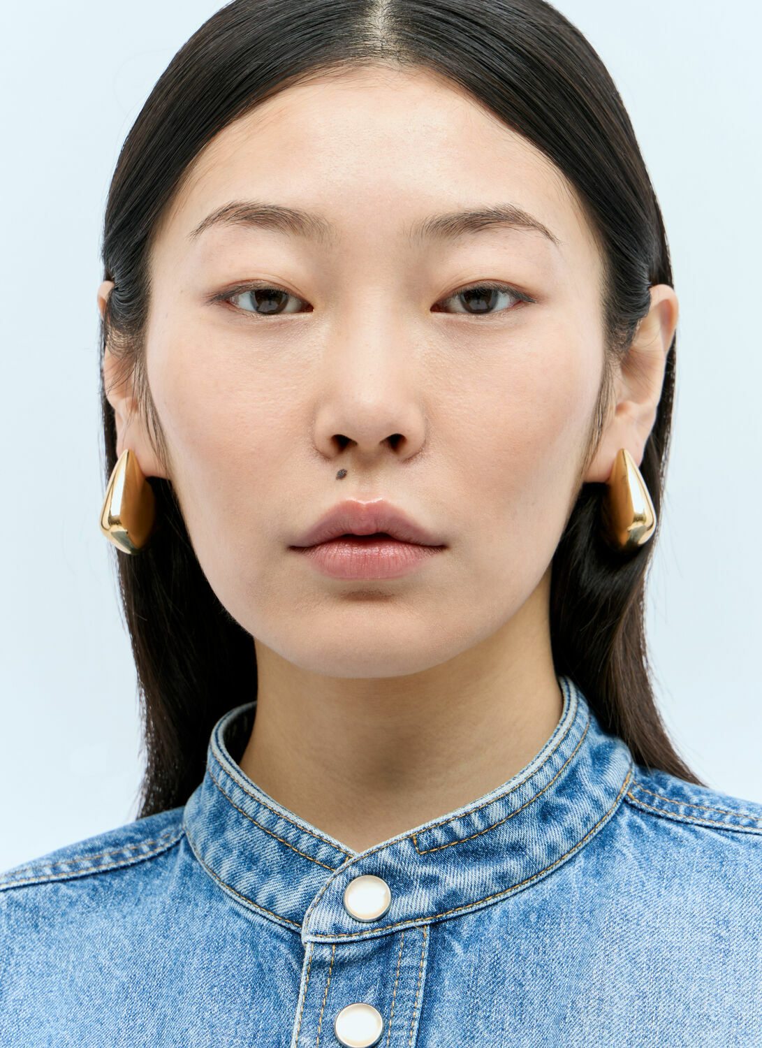 Bottega Veneta Small Fin Earrings