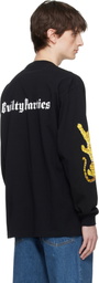 WACKO MARIA Black Washed Crew Neck Longsleeve T-shirt