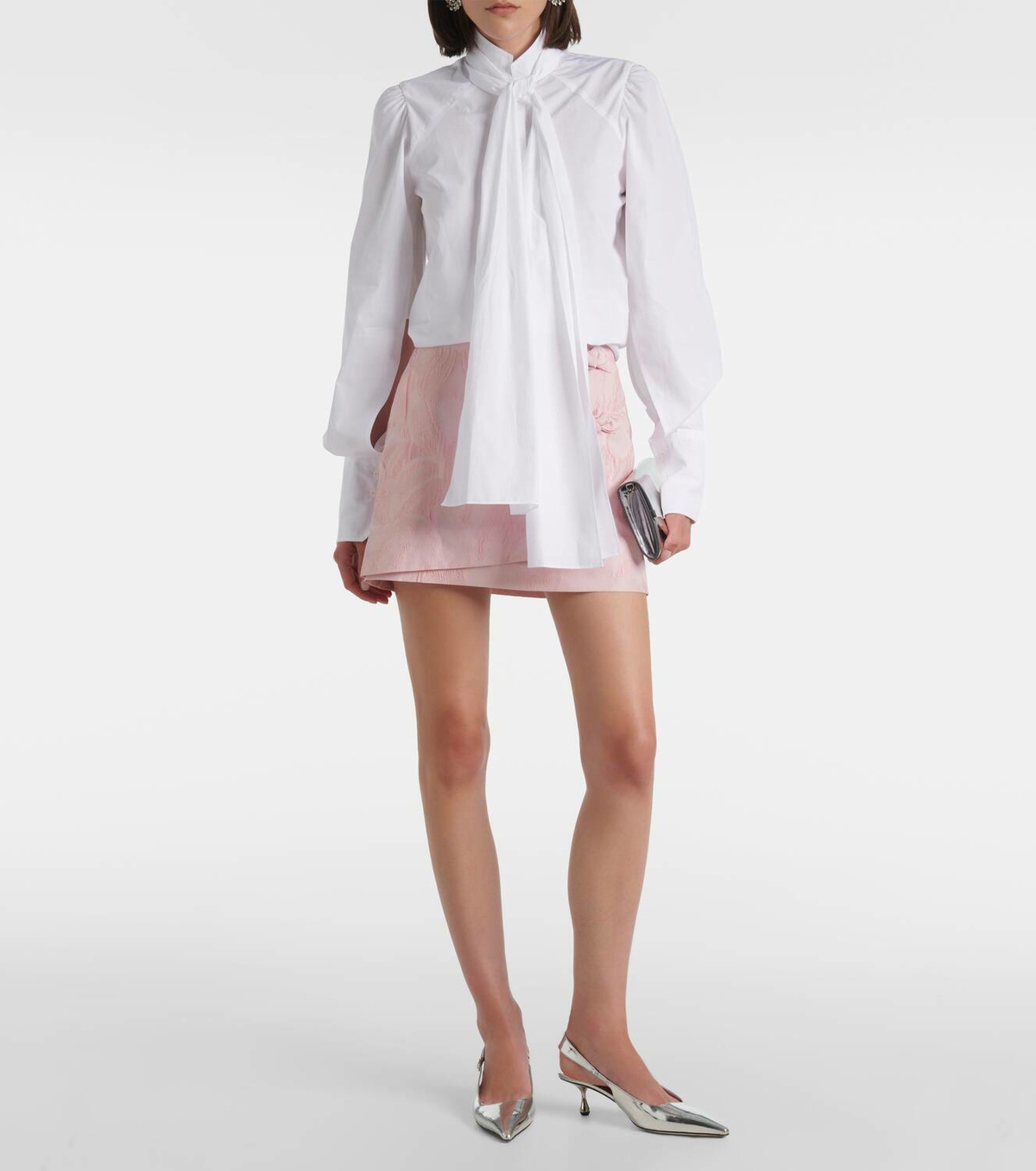 Patou Bow-detail cotton blouse Patou