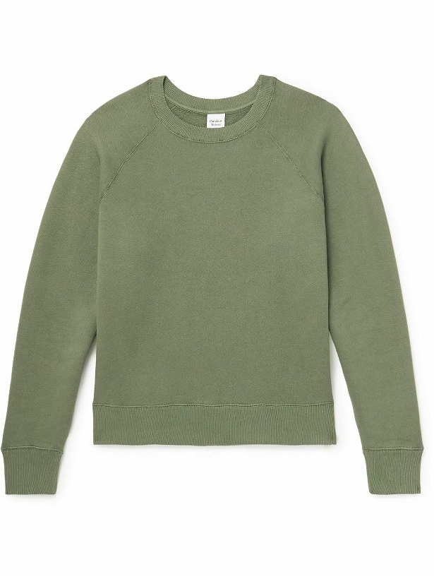Photo: Outdoor Voices - Nimbus Cotton-Jersey Sweatshirt - Green