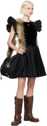 Chopova Lowena Black Moxie Mini Dress