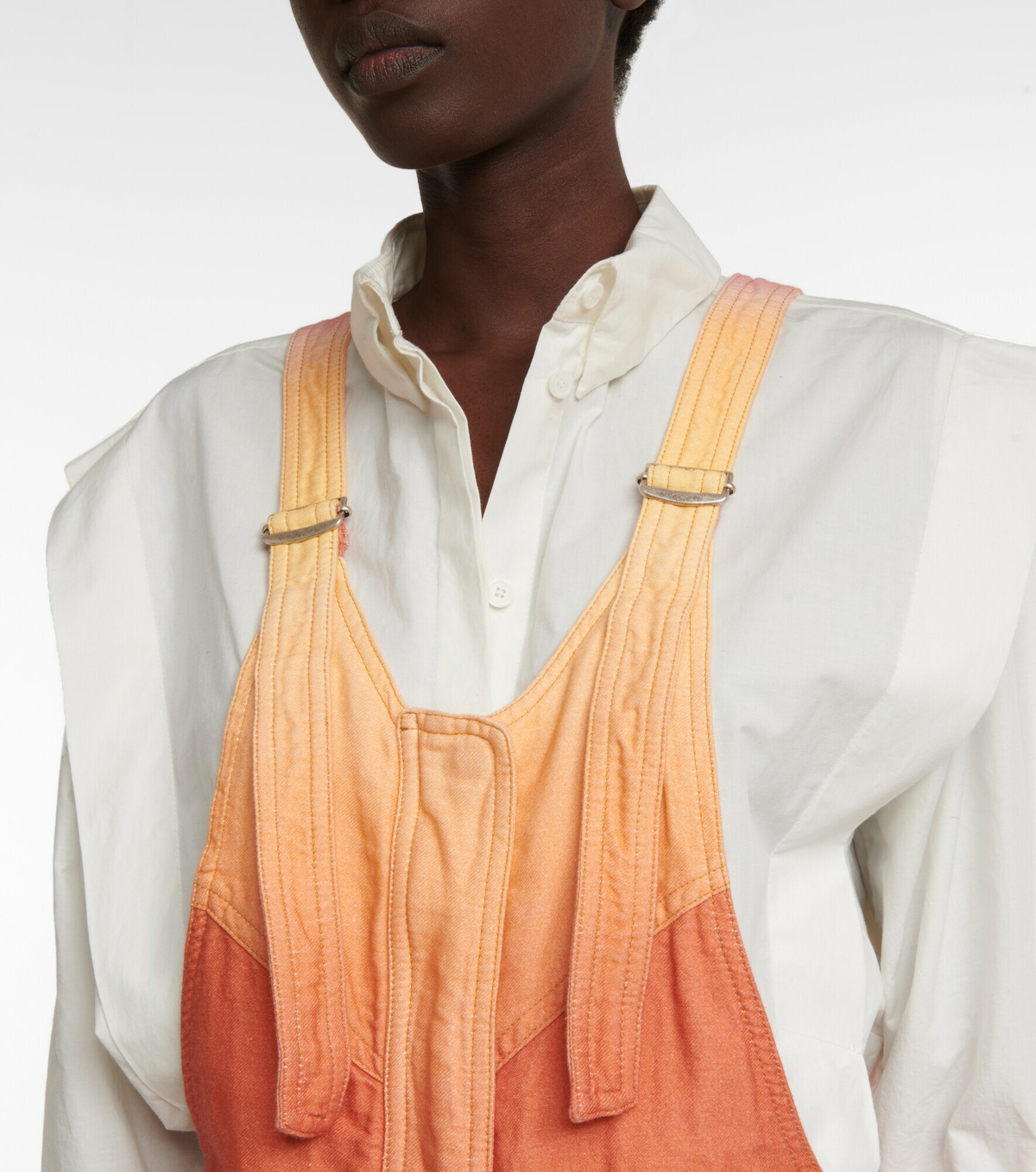 Isabel Marant - Keishatd dégradé cotton and linen jumpsuit
