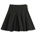 Peachy Den Women's Missy Midi Skirt in Onyx