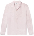 Freemans Sporting Club - Camp-Collar Linen Shirt - Pink